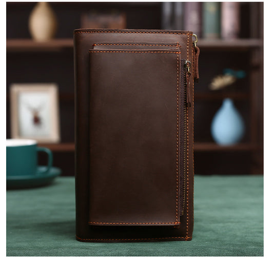 Billetera Móvil de Cuero Premium Capacidad Grande - Image 8
