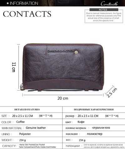 Billetera Multifuncional de Cuero Genuino para Hombre con Compartimentos Premium - Image 7