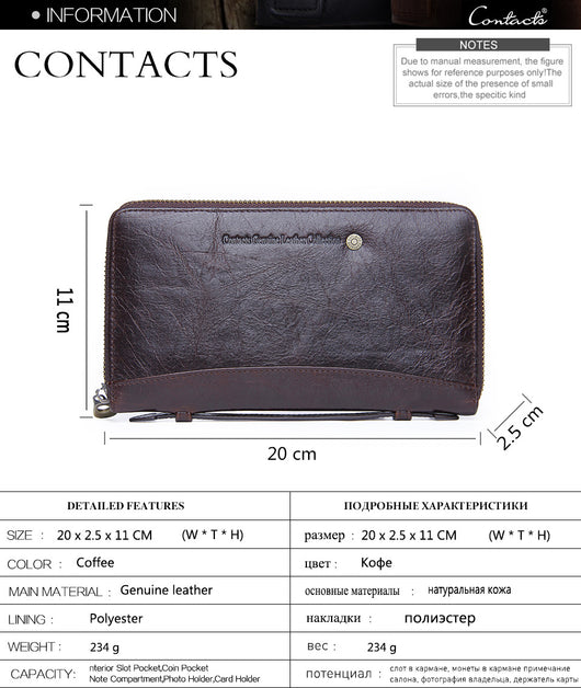 Billetera Multifuncional de Cuero Genuino para Hombre con Compartimentos Premium - Image 7