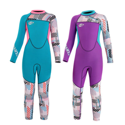 Traje de Baño Térmico de Una Pieza para Niñas - Image 11