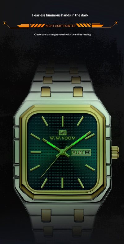 Reloj Cuadrado Luminoso Casual para Hombre - Image 18