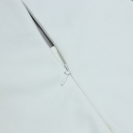 Vestido Tubo con Hombro Descubierto y Detalle Asimétrico - Image 16