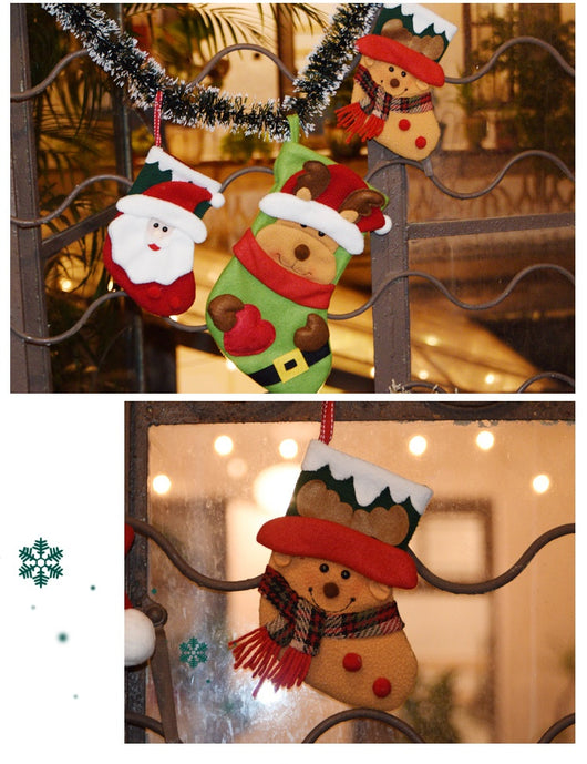 Medias Navideñas Decorativas - Juego de Tamaños Grande, Mediano y Pequeño - Image 59