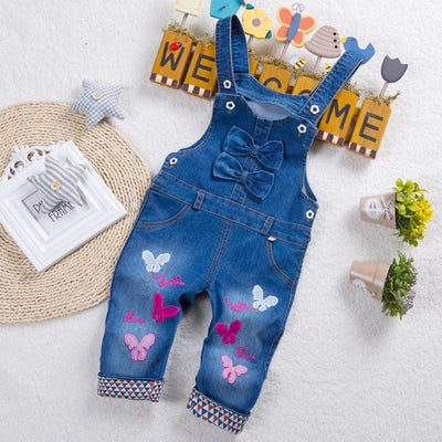 Pantalones Vaqueros con Tirantes para Niños y Niñas - Image 2