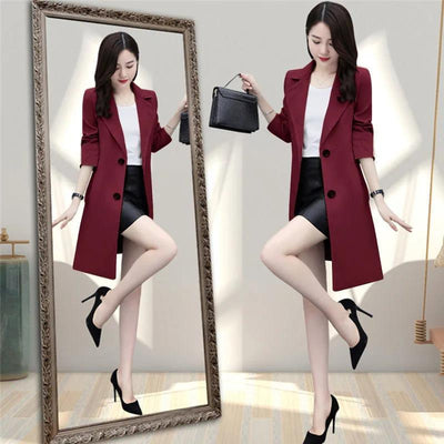 Abrigo Holgado Premium Coreano de Diseño Contemporáneo - Image 37