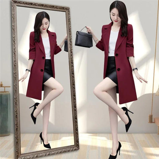Abrigo Holgado Premium Coreano de Diseño Contemporáneo - Image 37