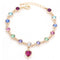 Heart Of The Ocean Crystal Bracelet Fashion Jewelry Gold Color
