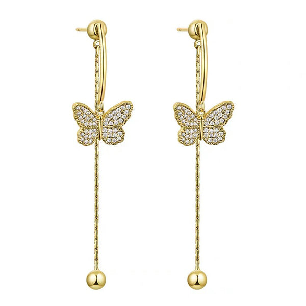 Aretes de Mariposa con Flecos Premium Sense - Image 6
