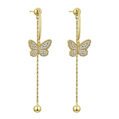 Aretes de Mariposa con Flecos Premium Sense - Image 6
