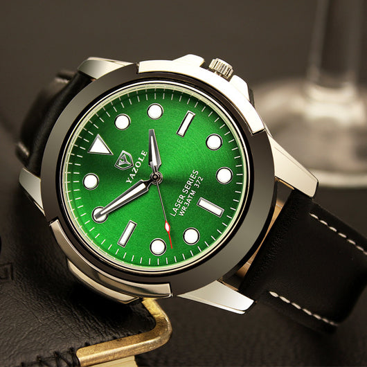 Reloj Deportivo YAZOLE 372 - Cuarzo Resistente con Esfera Luminosa Verde - Image 4