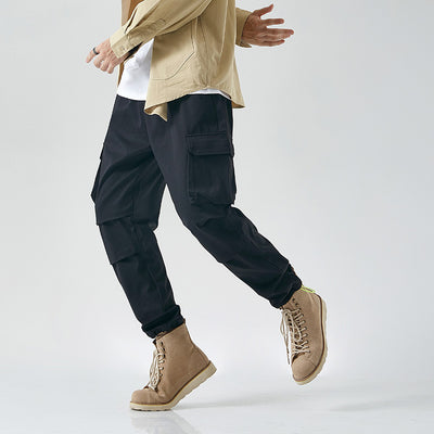 Pantalones Casuales Japoneses para Hombre con Múltiples Bolsillos - Image 5