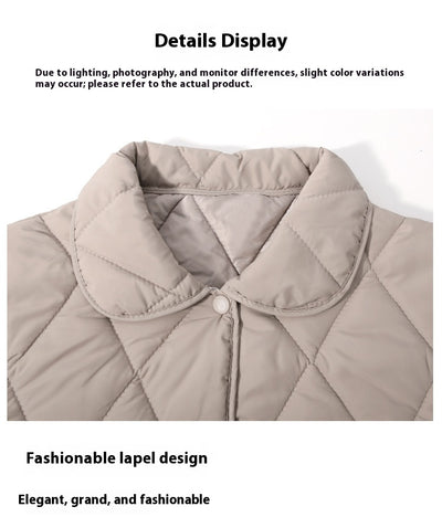 Chaqueta Acolchada Suelta de Algodón para Mujer - Diseño Ligero y Moderno - Image 23