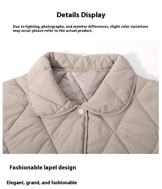Chaqueta Acolchada Suelta de Algodón para Mujer - Diseño Ligero y Moderno - Image 23
