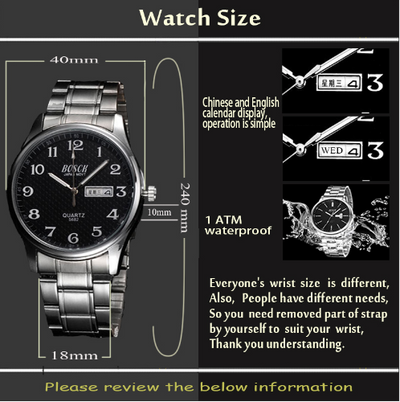 Reloj de Cuarzo Deportivo Dual con Calendario, Resistente al Agua e Iluminación Nocturna - Image 6