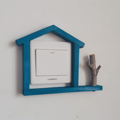 Marco Decorativo Hidropónico con Enchufe de Madera y Pegatinas - Image 25