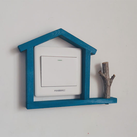 Marco Decorativo Hidropónico con Enchufe de Madera y Pegatinas - Image 25