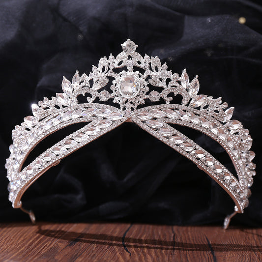 Corona Nupcial de Cristales - Accesorio de Novia Elegante