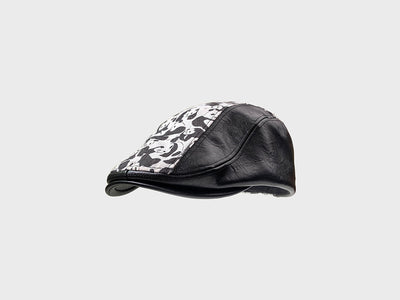 Gorra Retro de Cuero PU con Costuras Otoño-Invierno - Image 14
