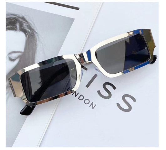 Gafas de Metal Cuadradas Pequeñas para Hombre - Estilo Importación - Image 15