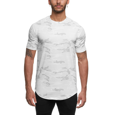 Playera de Entrenamiento Camuflaje Secado Rápido para Running - Image 6