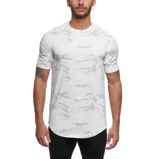 Playera de Entrenamiento Camuflaje Secado Rápido para Running - Image 6
