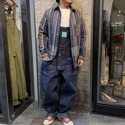 Pantalón Denim de Una Pieza con Detalles Colorblock y Aplicaciones - Image 2