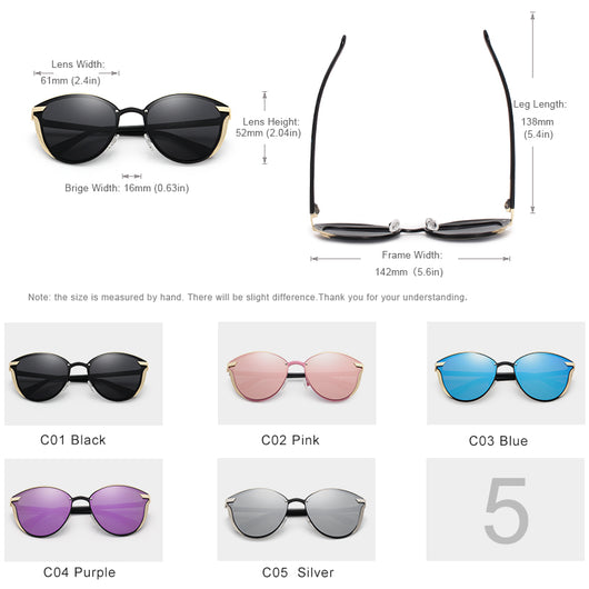 Gafas de Sol Retro Polarizadas para Mujer con Protección UV - Image 3