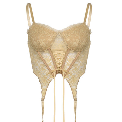 Corpiño Elegante de Encaje y Malla - Diseño Europeo y Americano - Image 6