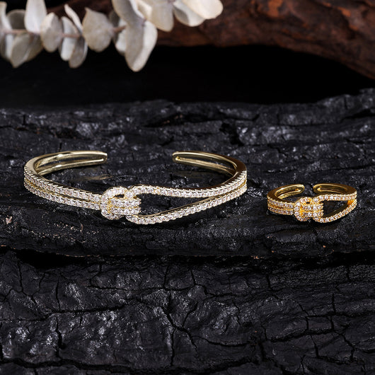 Set de Pulseras Abiertas de Circón para Mujer - Image 6