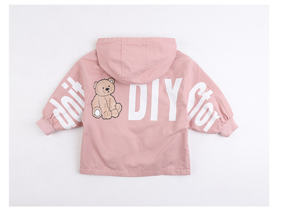 Chaqueta Cortavientos con Capucha para Niñas - Primavera y Otoño - Image 15