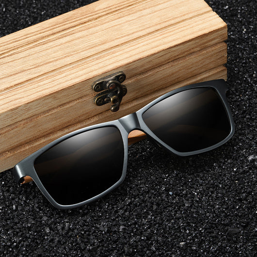 Gafas de Sol Polarizadas de Bambú