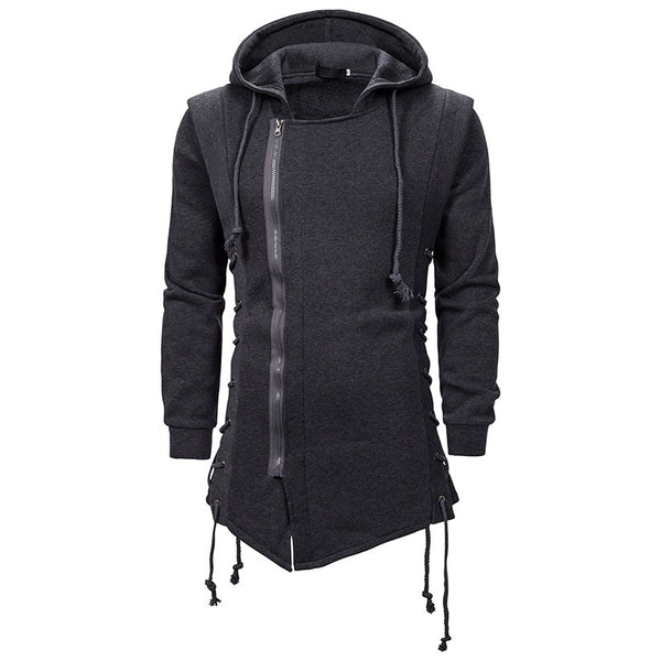 Chamarra Hoodie Suelta Talla Grande para Hombre