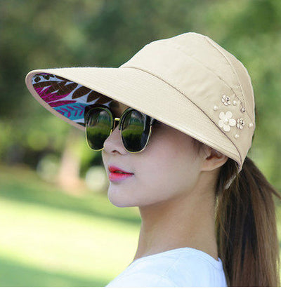 Gorra Visera Vacía Perla Verano con Protección Solar - Image 15