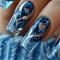 Uñas Postizas Doradas con Textura de Grano - Pack de 24 Piezas Premium