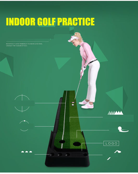 Tapete de Práctica para Golf 2.5x3M - Entrenador Profesional de Putting - Image 3