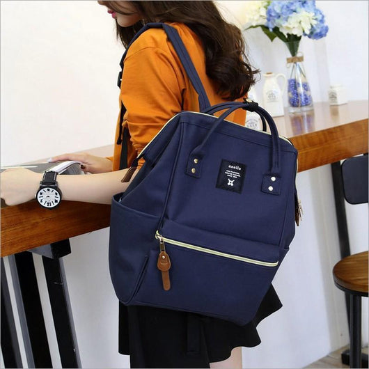 Mochila Casual para Mujer - Diseño Moderno con Compartimentos y Cierre de Seguridad