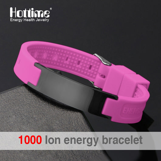 Pulsera Deportiva 4 en 1 con Elementos Bio y Silicio - Banda de Energía Equilibrio en Acero Inoxidable - Image 15