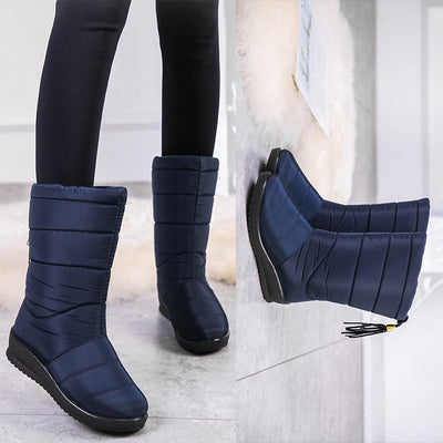 Botas de Nieve para Mujer con Borlas Impermeables y Suela Antideslizante - Image 12