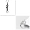 Love Hug Necklace Unisex Men Women Couple Jewelry Simple Temperament Clavicle Chain Valentines Day Lover Gift Negro set1