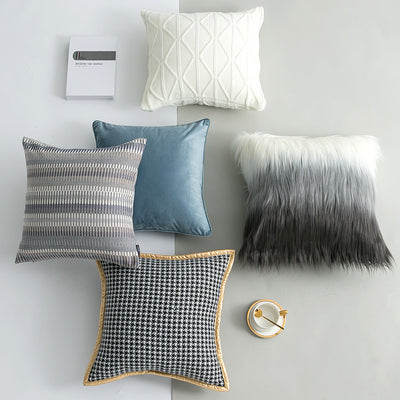 Conjunto de Almohadas Decorativas de Tela para Sofá