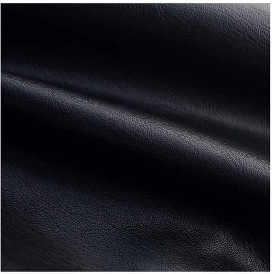 Shorts de Cuero Negro Talle Alto Pierna Ancha - Image 11
