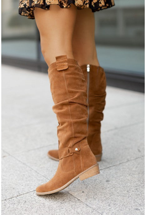 Botas Altas con Cierre Lateral y Tacón Bajo para Mujer - Image 6