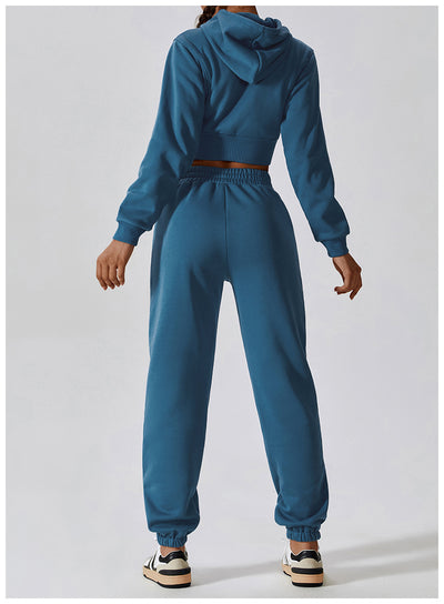 Pantalones Deportivos de Terciopelo Polar para Mujer - Corte Recto y Cómodo - Image 18