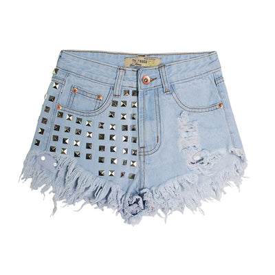 Shorts Denim Cintura Alta - Image 5