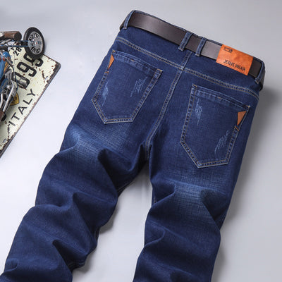 Jeans Hombre Corte Recto Suelto con Elastano - Image 3
