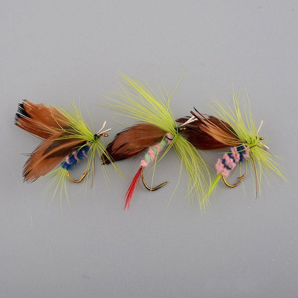 Set de 12 Anzuelos para Pesca de Insectos