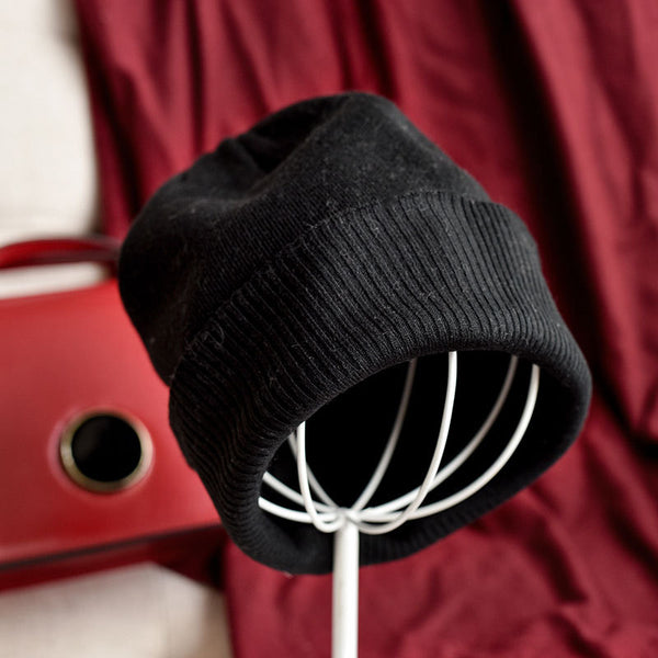 Gorro Tejido de Color Liso - Comodidad y Estilo - Image 13
