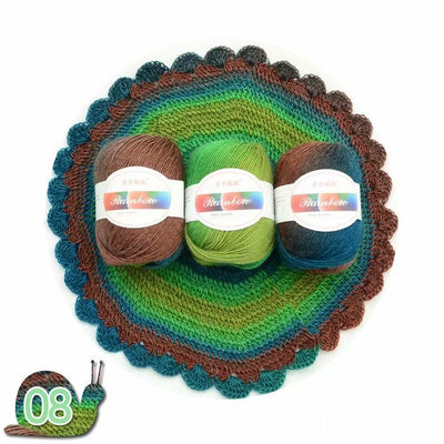 Ovillo Arcoíris Multicolor para Tejer - Image 38