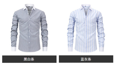 Camisa Ejecutiva de Manga Larga con Cuello Windsor, Stretch y Resistente a Arrugas - Image 16