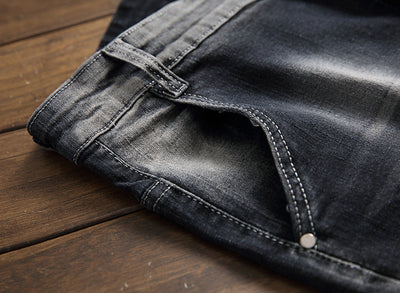 Pantalón Slim con Detalles Rotos para Hombre - Image 8